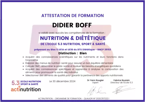 certificat